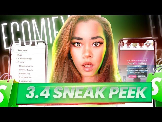 3.4 sneak peek  | ecomify theme | premium shopify theme 2024