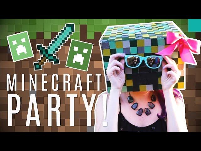 We Went to a Minecraft Party! 