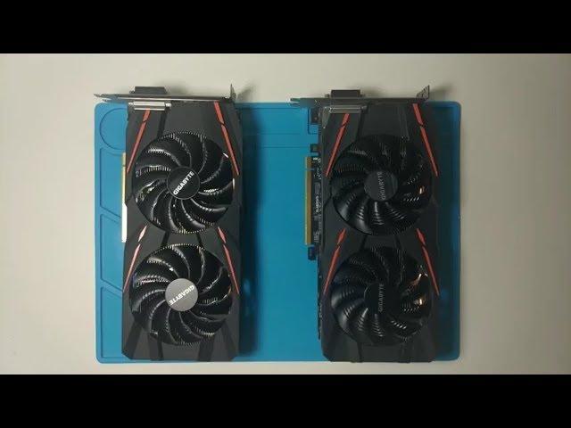 Repairing Video Card GIGABYTE RX 580, replacement of cooling