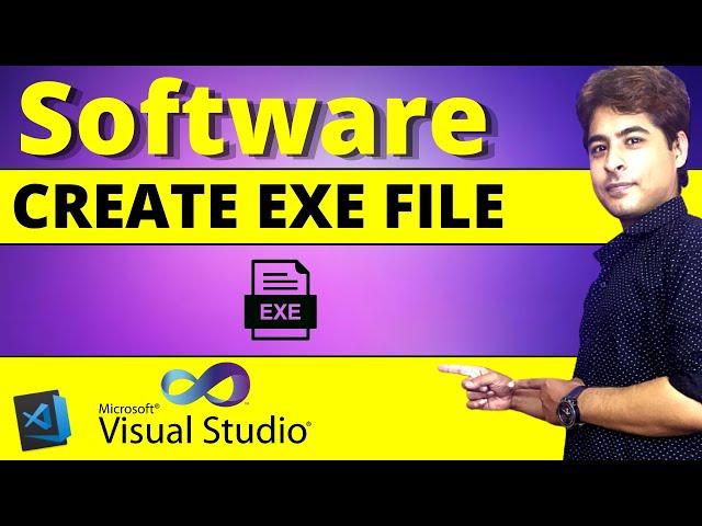 How to create setup file in visual studio | Application File | Exe File | हिंदी में