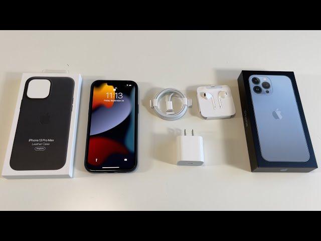 iPhone 13 Pro Max Unboxing: Sierra Blue!