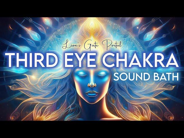 Third Eye Chakra Sound Bath (888Hz) Intuitive Channeling  - Astrology Oracle - Lion's Gate Portal