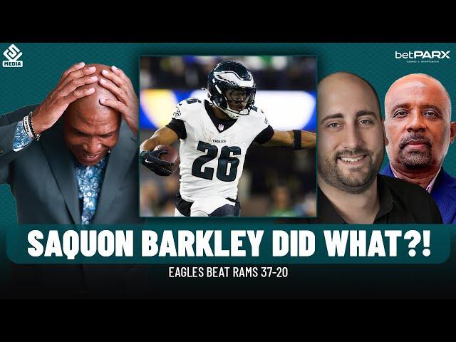 Is Saquon Barkley the NFL MVP?! | Seth Joyner Reacts to Eagles @ Rams