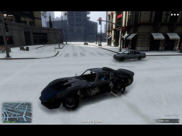 360° Drift in Snowy Los Santos