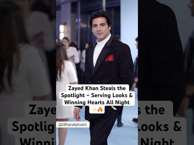 Zayed Khan Steals the Spotlight – Serving Looks & Winning Hearts All Night  #shorts #zayedkhan