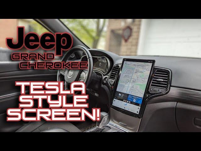 Workshop 12 QHD 2K 14.4" Tesla Style Screen || JEEP Grand Cherokee || Installation Video