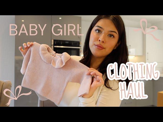 FIRST BABY GIRL CLOTHING HAUL  | SOPHIA GRACE