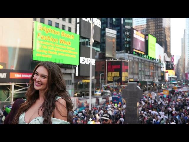 Brighton Beach Fashion Week casting models need press media Times Square Billboard campaign promo