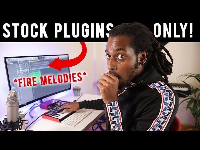 How to Make Fire Melodies with STOCK PLUGINS | Making a Beat From Scratch Logic Pro X