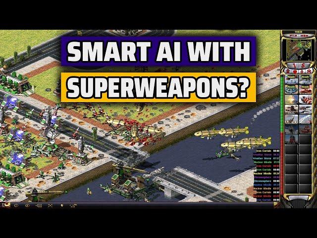 Red Alert 2 - Smart AI | Will The River Help Me Win With Superweapons?