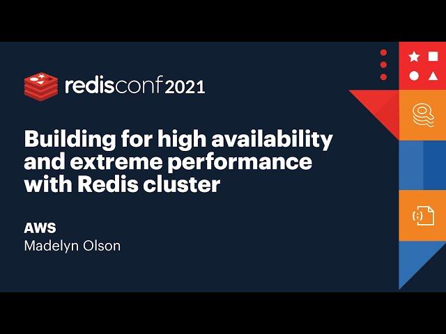 Building for high availability and extreme performance with Redis cluster, AWS