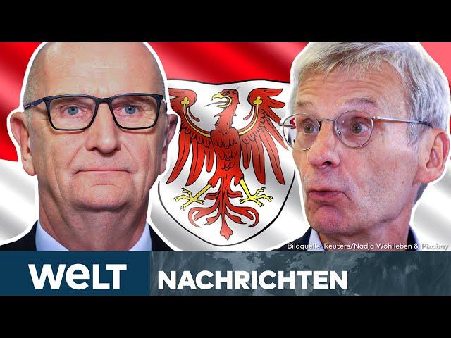 LANDTAGSWAHL IN BRANDENBURG: SPD nur knapp vor der AfD! Dietmar Woidke bleibt im Amt! | WELT STREAM