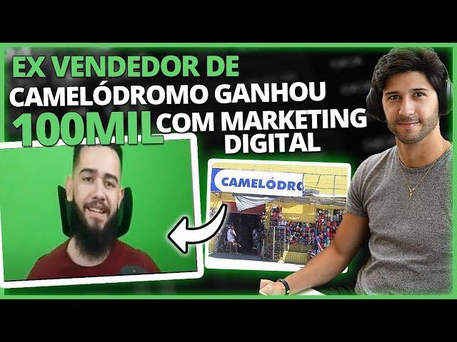 Ele saiu de vendedor de camelódromo e ganhou R$100 mil com marketing digital