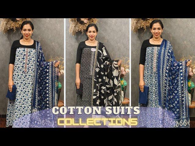 Step Into Comfort & Style – Shop Cotton & Semi Chanderi Unstitched Suits Today 