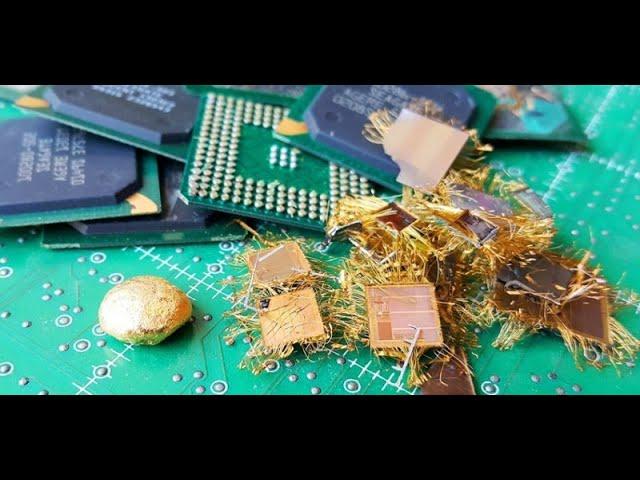 ЗОЛОТО ИЗ ЧИПОВ (как делать правильно) GOLD from CHIPS (how to do it correctly)