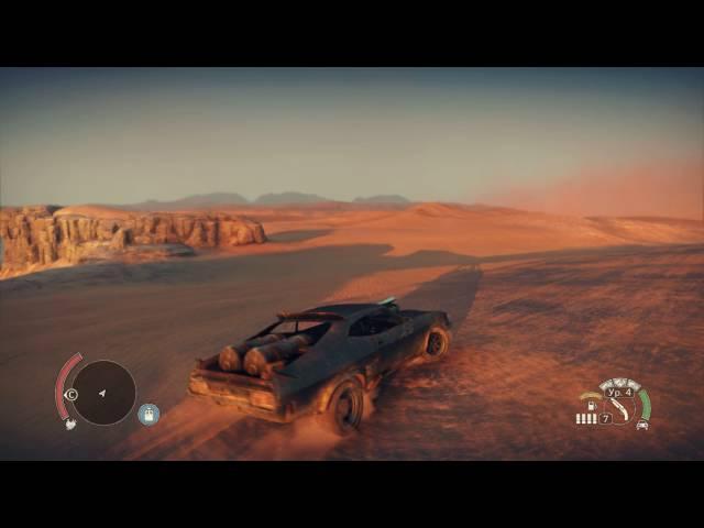 MadMax game - Secret area in the big nothing desert( main menu)