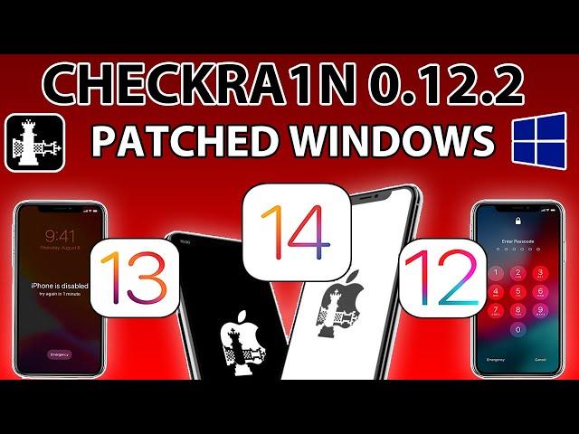 Checkra1n 0.12.2 Patched Windows Jailbreak Disabled/Passcode iPhone/iPad iOS 14.4.2/13.7/12.5.4