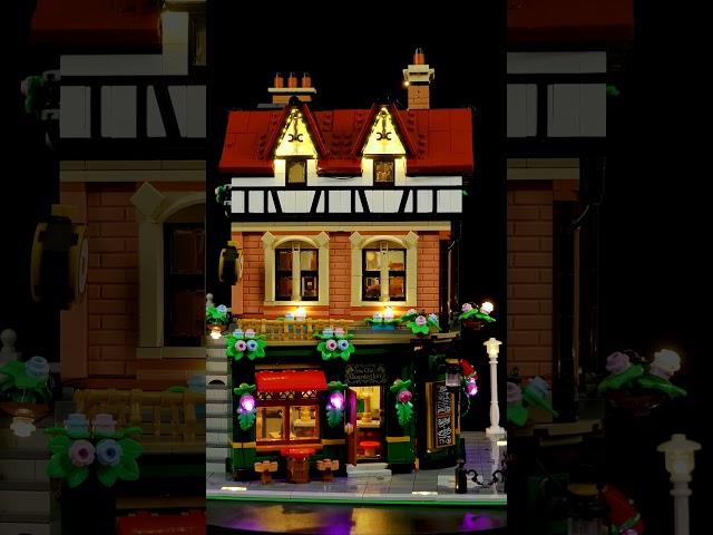 (Remote Version)Lightailing Light Kit For Lego Tudor Corner 10350