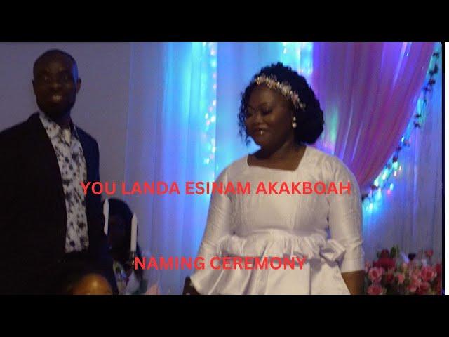 YOLANDA NAMING CEREMONY