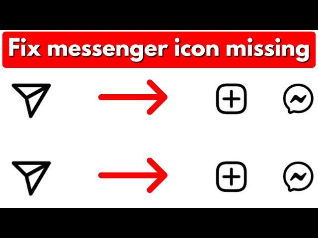 Fix instagram messenger update not showing | messenger icon missing android & ios