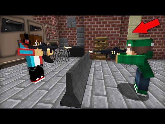 Я УСТРОИЛ ПЕРЕСТРЕЛКУ С ДРУГОМ НА ОРУЖИЯХ В МАЙНКРАФТ | Компот Minecraft