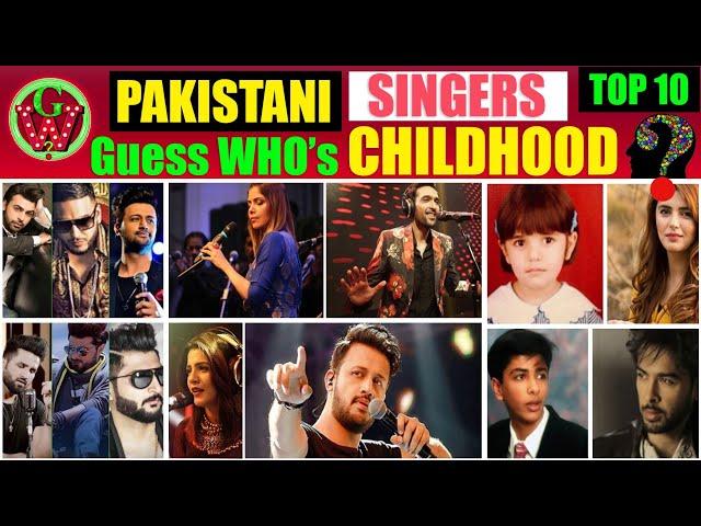 Top 10 Pakistani Singers | Who Had Shocking Childhood | Guess the names?? (Challenge)