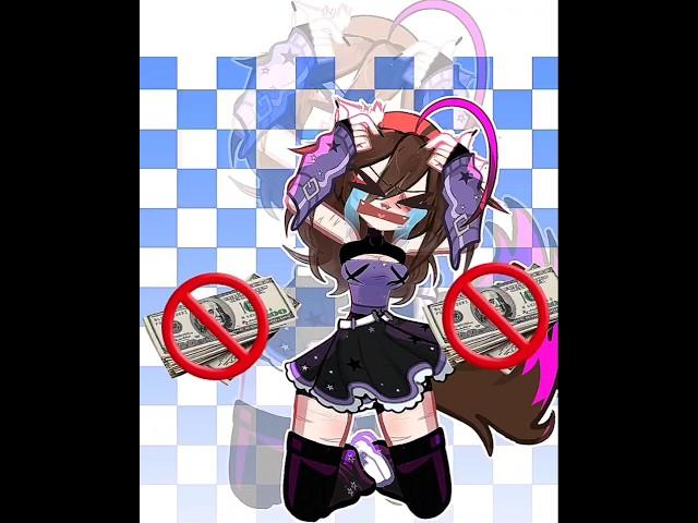 WAA!!NO MONEY‼️️//CR:ME #gacha #meme #gachaclub #edit #shorts #tiktok