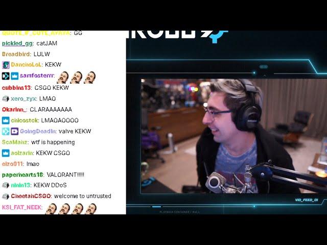 shroud gets DDOS in CS:GO