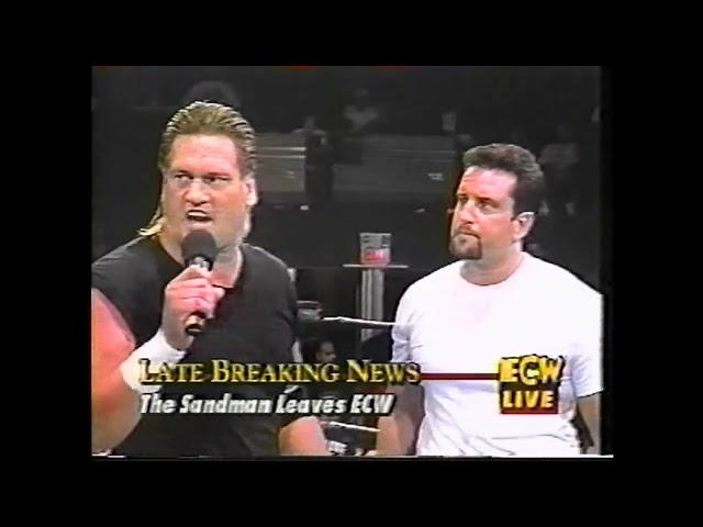 Breaking News: Sandman Leaves ECW (1998)