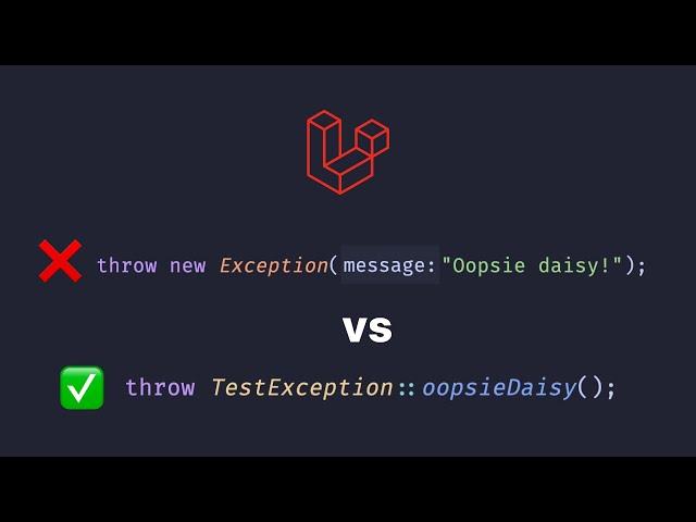 Laravel: The BEST way to handle exceptions