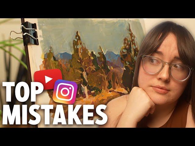 These mistakes will HOLD YOU BACK from growing your art on social media