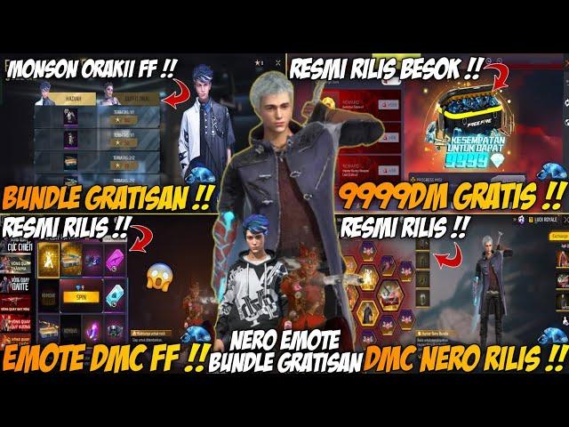 BOCORAN FF !! EVENT TERBARU, HUNTER NERO BUNDLE, 9999 DIAMOND GRATIS, EMOTE ANIMASI, BUNDLE GRATIS