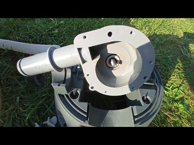 Repair of the sand filter pump for the pool Bestway 58515.