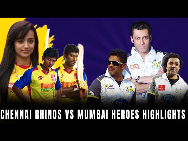 Chennai Rhinos vs Mumbai Heroes - Epic Highlights from CCL Faceoff | CCL 2024