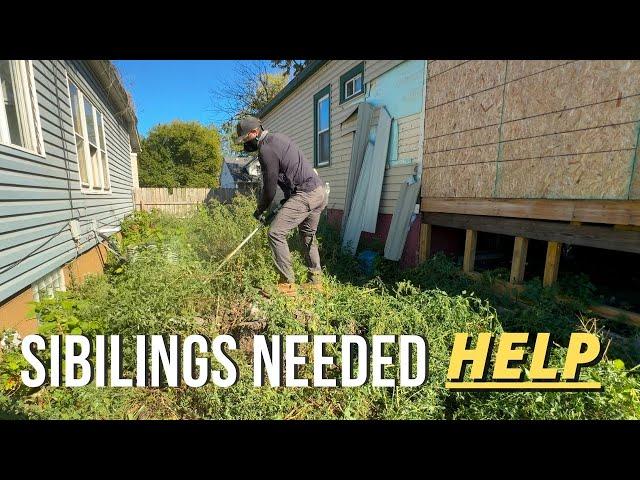 Brother and sister FIGHT to KEEP their house while battling OUT of CONTROL YARD