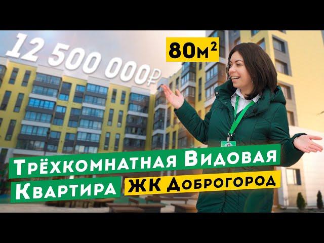 Трёхкомнатная видовая Квартира в Севастополе ЖК Доброгород. Обзор квартиры в Крыму.