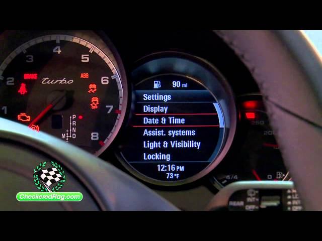 How to Set Your Clock in New 2014 Porsche