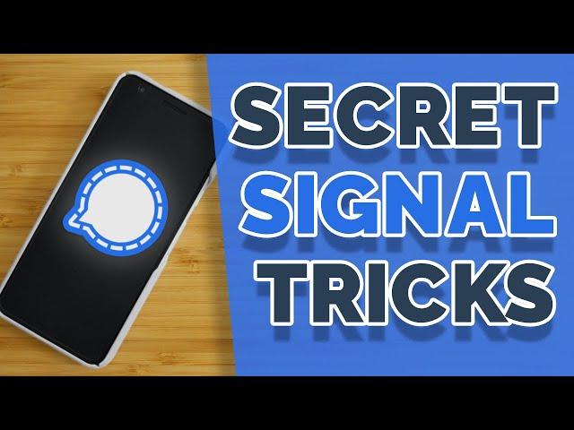 Top 5 Secret Signal Tips!