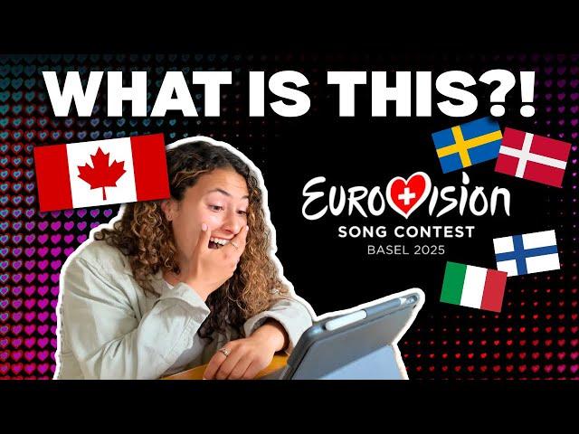 Canadian Reacts to Eurovision for the First Time (2025 Grand Final)  | Off Day Vlog
