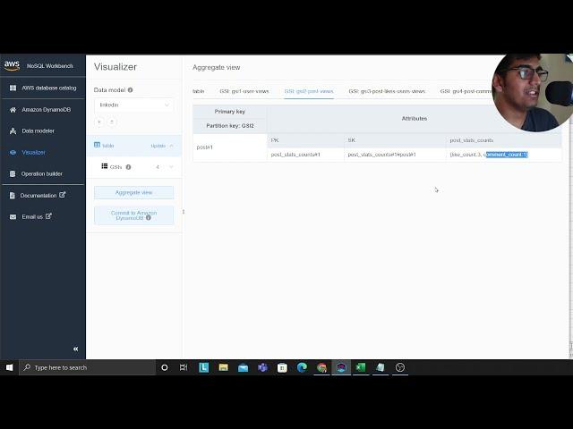 DynamoDB Data Modelling | Single table Design for LinkedIn Posts Likes Comments | Access patterns|