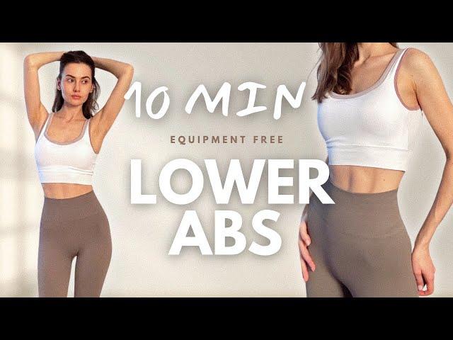 10 MIN LOWER ABS WORKOUT  Home Workout | No Equipment