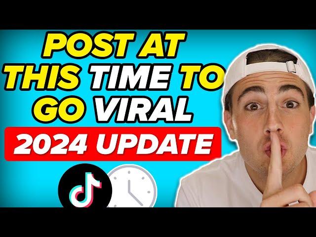 The BEST Time & Days To Post on TikTok To GO VIRAL CHANGED  (not what you think)