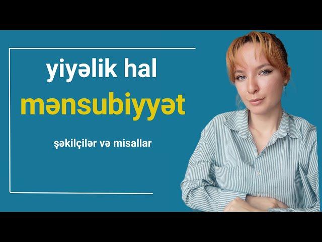 Yiyəlik hal | родительный падеж | #rusdili