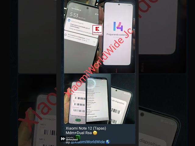 Xiaomi Note 12 (Tapas/Topaz) Repair Dual Rsa Lock bootloader/no root/no eng firm