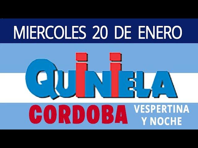 Resultados de la Quiniela de Córdoba del Lunes 1 de Febrero del 2021