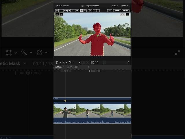 Final Cut Pro 11 – Magnetic Mask is Awesome