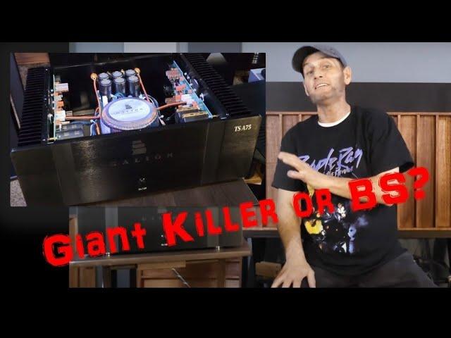 Galion TS-A75 2 Channel Power Amp full Impressions video of the' GIANT KILLER Or B.S.? Pop da Hood !