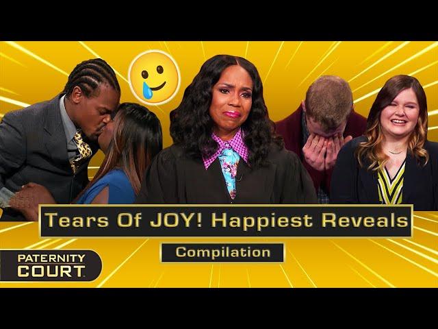 Tears Of JOY! Happiest Reveals On Paternity Court (Compilation) | Paternity Court