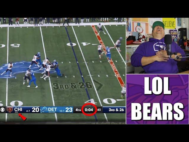 A Vikings Fan Reacts to the Bears Losing to the Lions: LMAOOOOOOOOOOOOOOOOOOOOOOOOOOOOOOOOOOOOOOOOOO