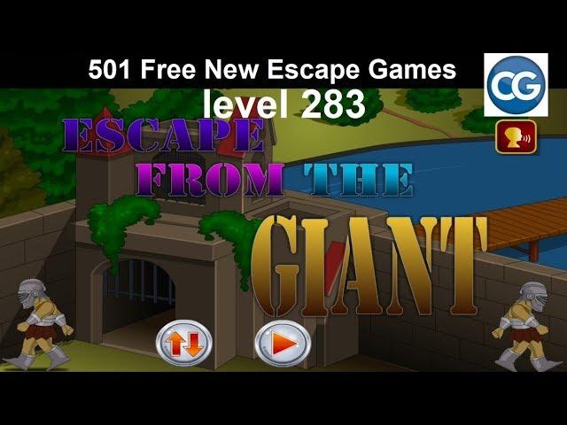 [Walkthrough] 501 Free New Escape Games level 283 - Escape from the giant - Complete Game